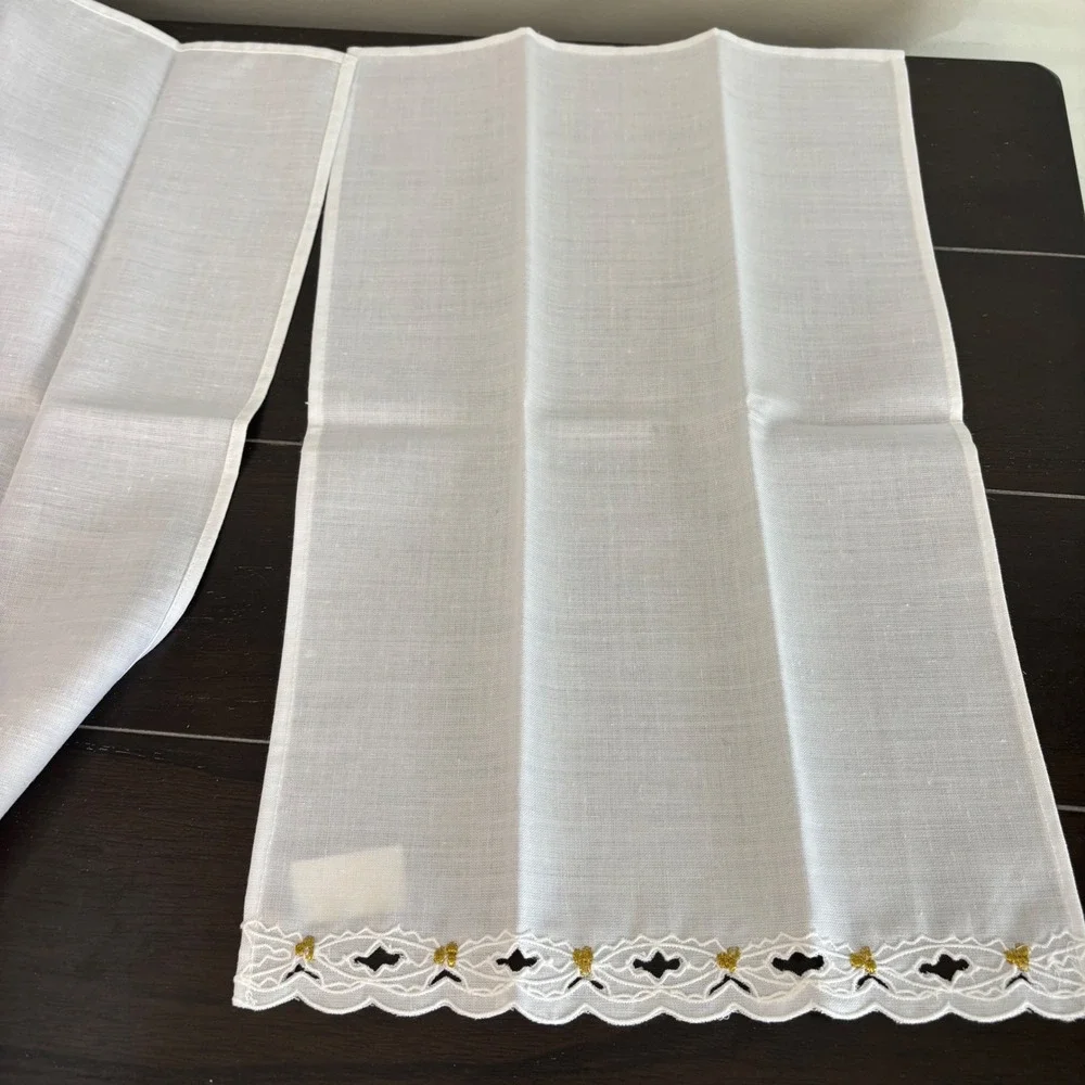 Vintage W-C Imports | Christmas Napkins | Guest Towels | Holly Berry | Set of 6